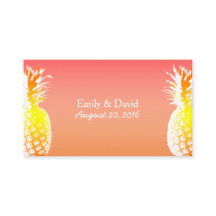 Inserção do Site de Casamento de Abacaxi Tropical