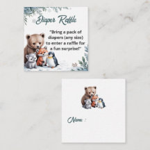 Inserção do título da Fralda em floco de neve de i