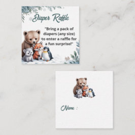 Inserção do título da Fralda em floco de neve de i