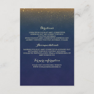 Inserção Dourado do casamento do marinho do