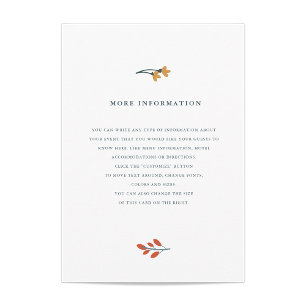 Inserção floral do casamento do outono