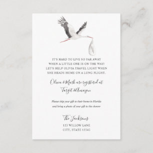 Inserção interurbana do chá de fraldas