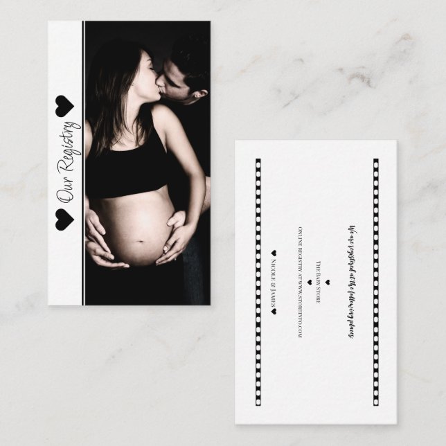 Inserção mínima do registro do Chá de fraldas de f (Frente/Verso)