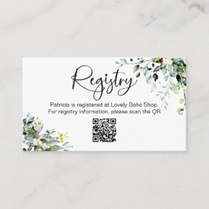 Inserção QR do Registro de Presentes do Chá de Noi