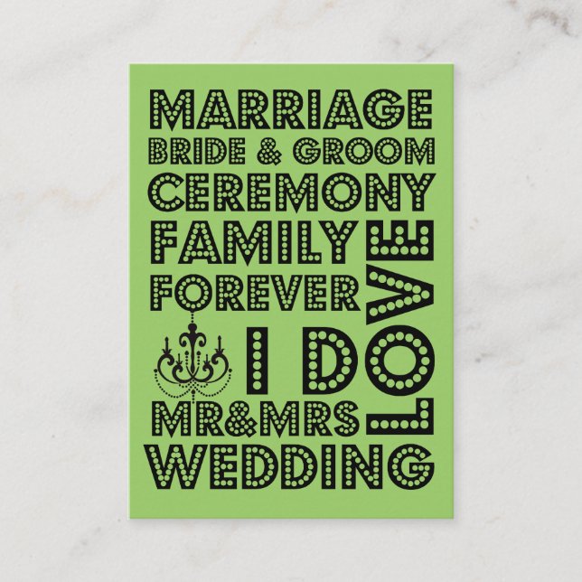 Inserções de Cartão de Convite de Casamento de Est (Frente)