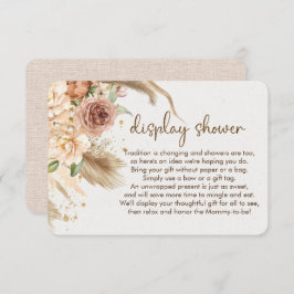 Inserções de chás de pintura de grama Pampas