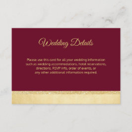 Inserções de detalhes de casamento dourado de outo