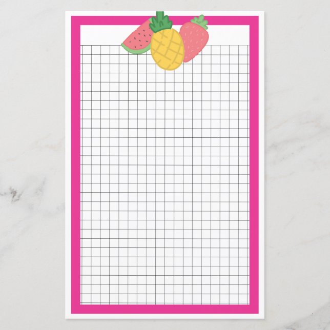 Inserções do Planejador de Papel Tropical (Frente)