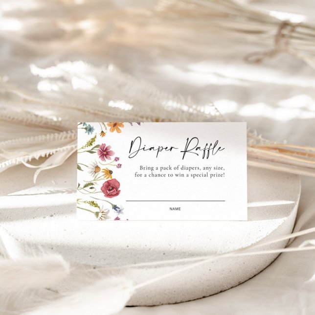 Inserir Cartões de Fralda Raffle para Chá de frald (Criador carregado)