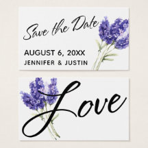 Inserir Flor de Lavanda Aquarela Salve a Data