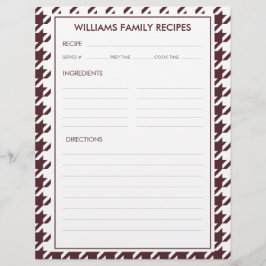 Inserir Nome da Família Padrão Xadrez Receitas 