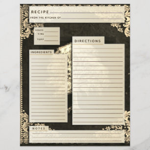 Inserir Receita da Família Vintage