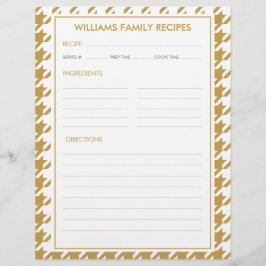 Inserir Receita Nome Família Houndstooth 