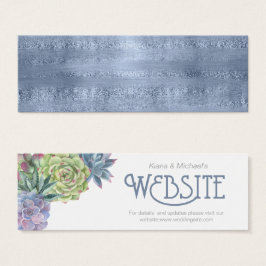 Inserir site do Web Sparkle e Succulents Blue ID51
