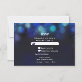 Inserto de Cartão de Casamento de Resposta de Luze