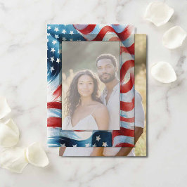 Inserto de Convite de Casamento em Vellum Patrióti