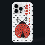 Inseto de amor Ladybug Tough Capa de telefone<br><div class="desc">Esta capa de telefone de Ladybug fofa protegerá seu telefone em estilo. Flores de rabisco desenhadas à mão cobrir a joaninha,  desenhadas à mão. Brilhante/brilhante e com impressão vibrante.</div>