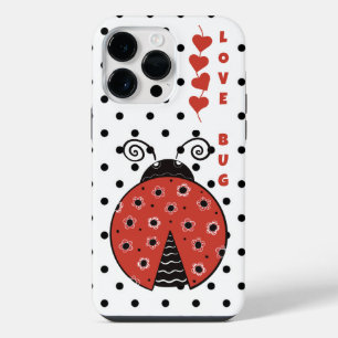 Inseto de amor Ladybug Tough Capa de telefone