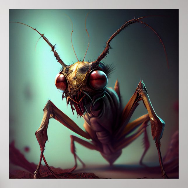 inseto gigante poster (Frente)