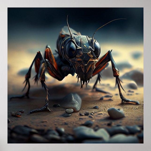 inseto gigante poster (Frente)