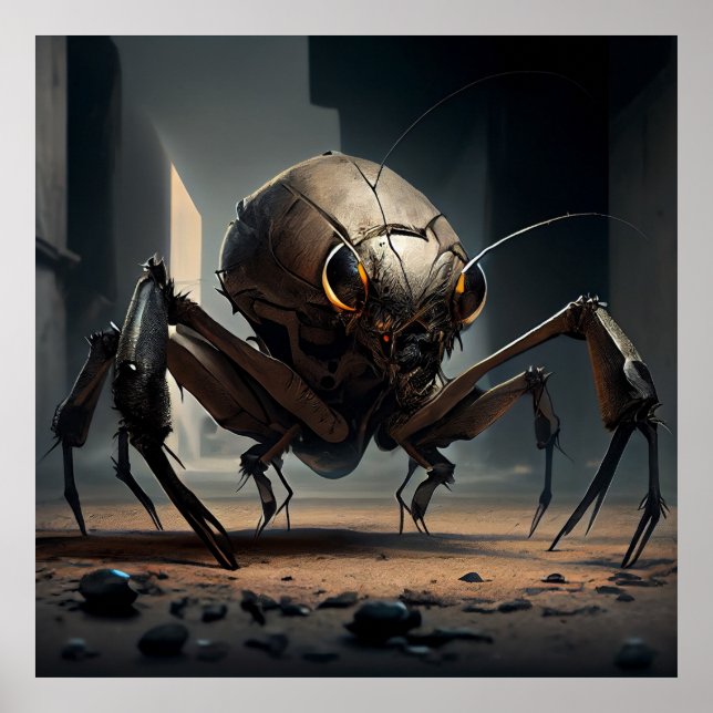 inseto gigante poster (Frente)