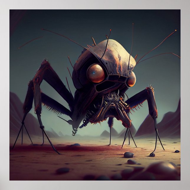 inseto gigante poster (Frente)