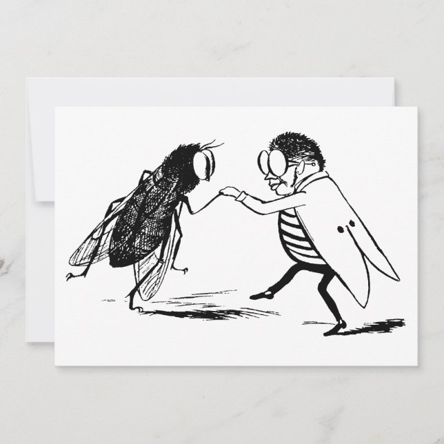 Insetos Antigos Dançando; Mosca Azulada (Frente)