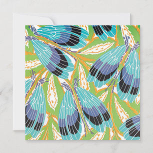 Insetos de Insetos do Jardim de Pochoir, Arte Vint