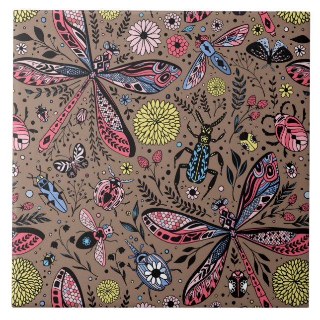 Insetos de rabisco de mocha (Frente)