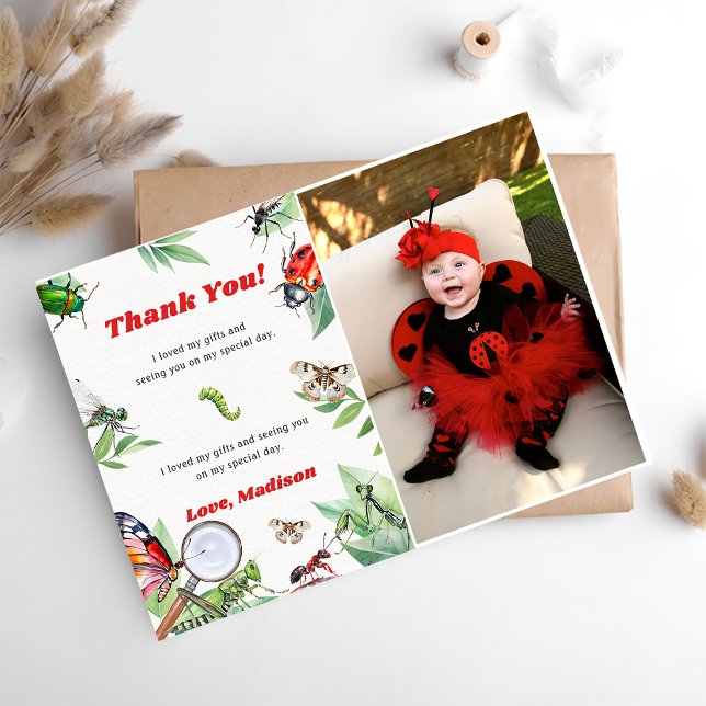 Insetos e Insetos Cartões de agradecimentos de ani (Criador carregado)