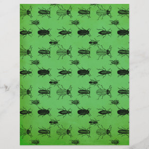 Insetos - Papel Scrapbook Halloween