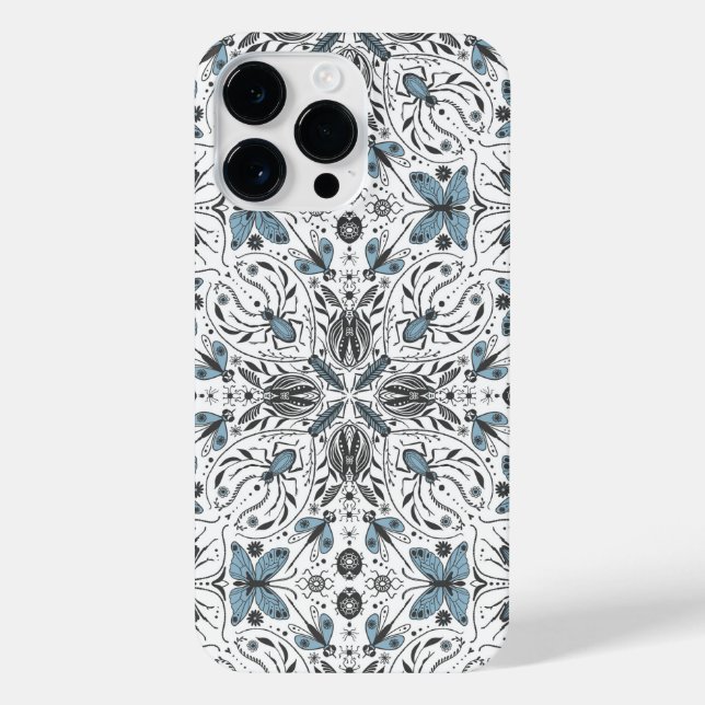 Insetos, preto e azul (Verso)