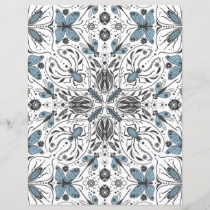 Insetos, preto e azul