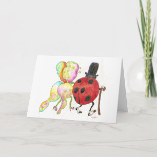 insetos saindo em convite de festa - Personalizado