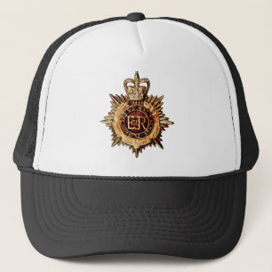 Insígnia de boné de polícia britânico vintage Bobb