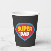 Insígnia de Super-Herói Retro Super Pai