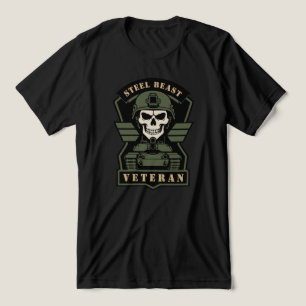 Insígnia de Veterano de Tanque Steel Beast