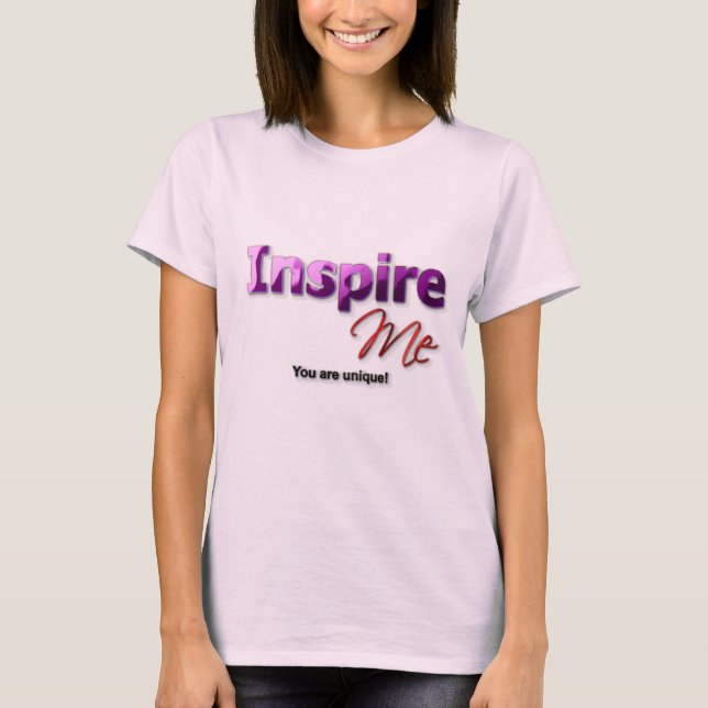 Inspira-me Camisa de Mulher Orgânica (Frente)