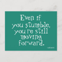 Inspiração de sucesso - Cartão postal motivacional