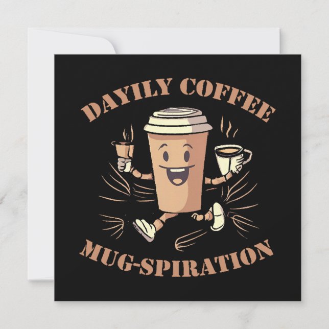 Inspiração Diária de Caneca de Café (Frente)