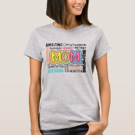 Inspiração Eu amo Camiseta presente Mãe Incrível
