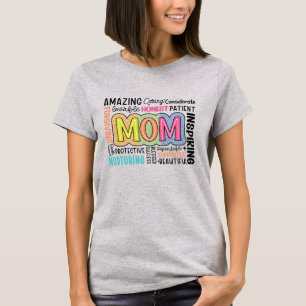 Inspiração Eu amo Camiseta presente Mãe Incrível