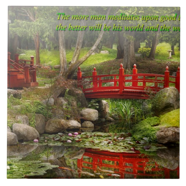 Inspiração - Jardim Japonês - Meditação (Frente)