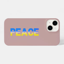 Inspiração PEACE Azul e Amarelo Ucrânia