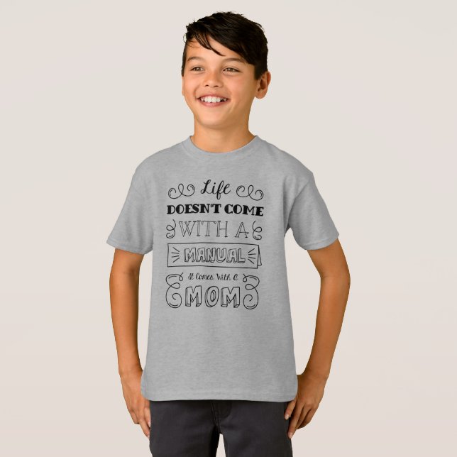 Inspiração Vida e Camisa sem Ponta de Citação de M (Frente Completa)