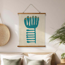 Inspirado em Matisse Azul e Laranja