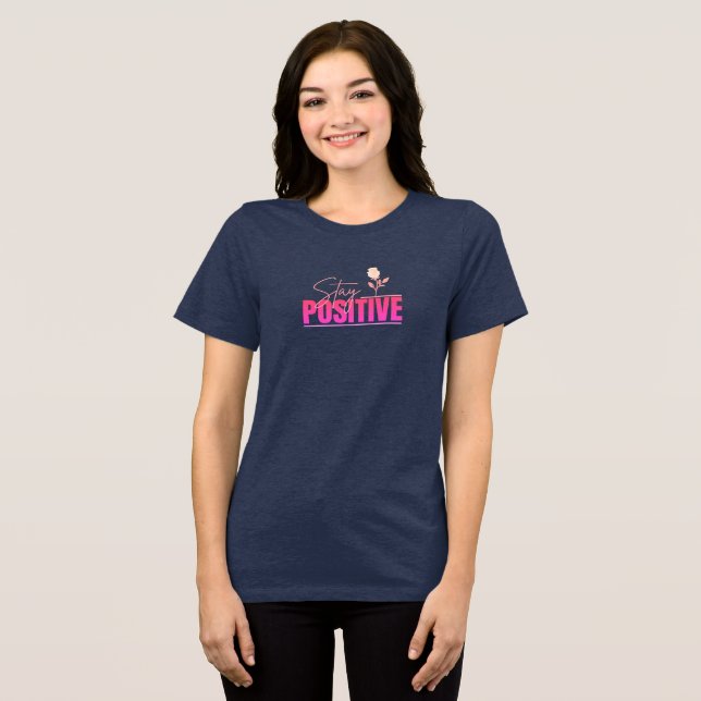 Inspirador Mantenha-se Positivo  (Frente Completa)