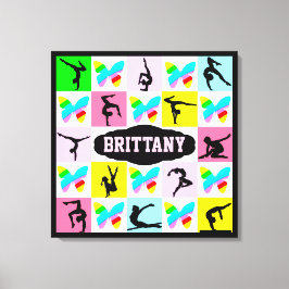 INSPIRANDO ARTE DE CANVAS DE GINÁSTICA PERSONALIZA