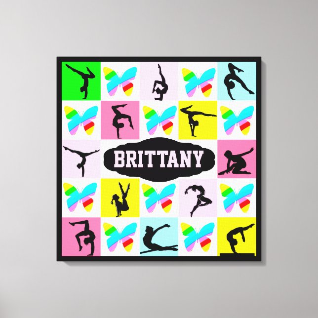INSPIRANDO ARTE DE CANVAS DE GINÁSTICA PERSONALIZA (Frente)