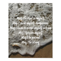 Inspiration Self-Compassion Poster Print Decor